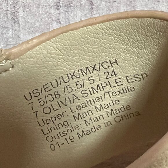 Kenneth Cole Womens 7.5 Olivia Simple Espadrille Wedge Sandals Beige Suede&Jute - Picture 2 of 11